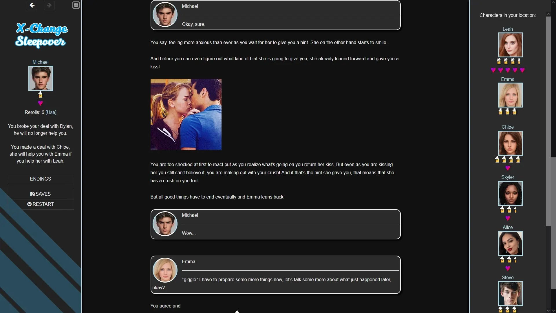 X-Change Sleepover screenshot 3